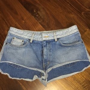 Demin car mar shorts